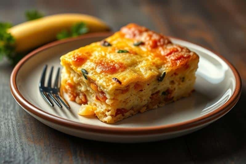 Easy Large Breakfast Ideas: Golden Casserole Slice