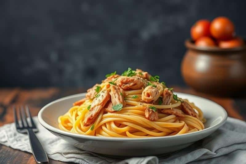 High Protein Rotisserie Chicken Pasta (30-Minute Meal)