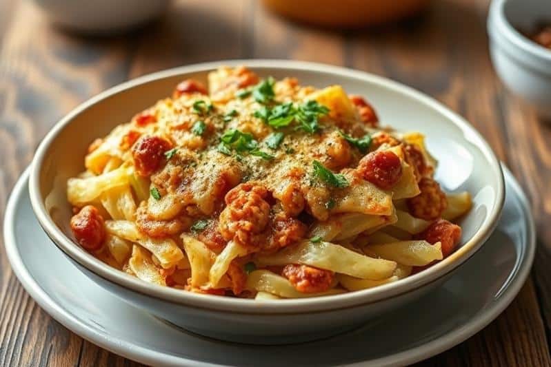 Lazy Unstuffed Cabbage Casserole