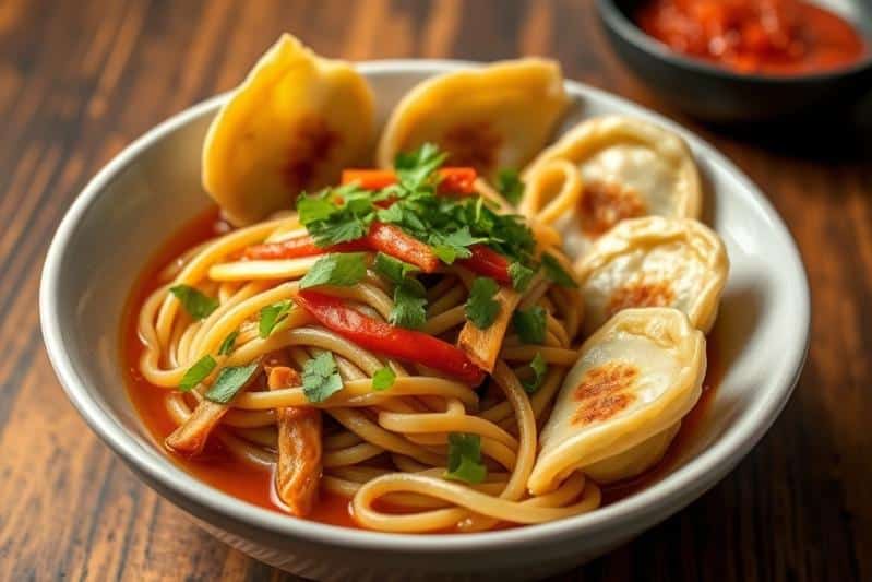 Potsticker Noodle Bowl (20-Minute Meal)