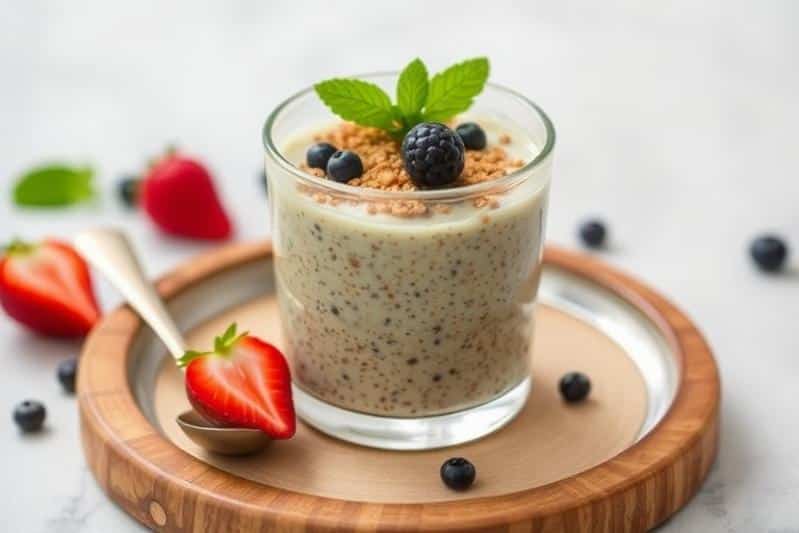 Toddler Chia Pudding : 5 min prep.