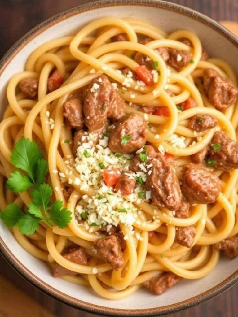 Creamy Beef Pasta – Simple & Delicious