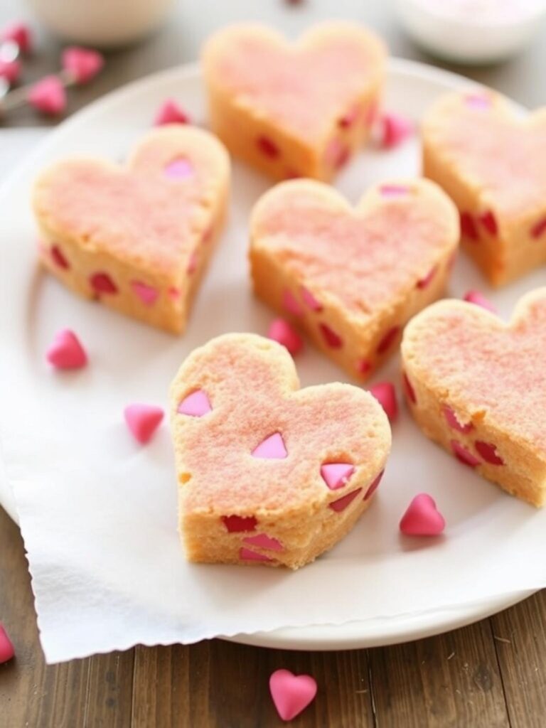 EASY VALENTINE BLONDIES – Done in 30 Minutes