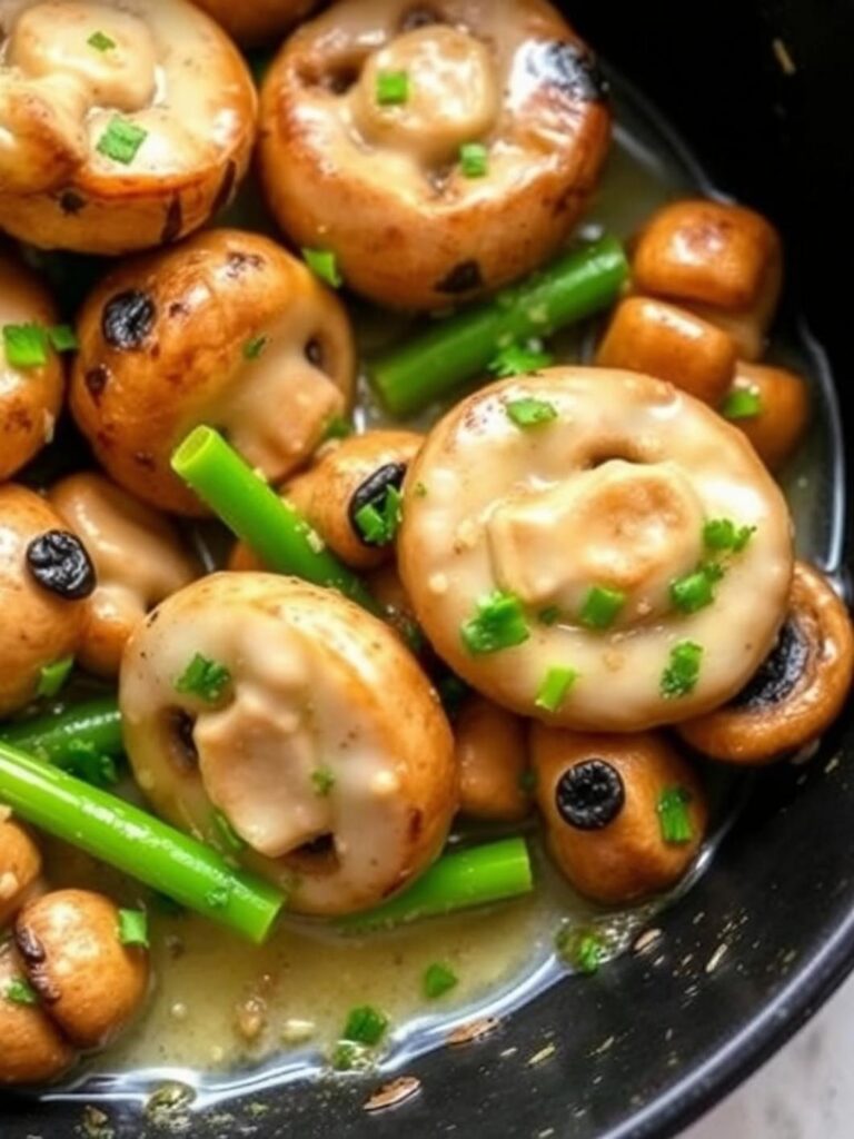 GARLIC BUTTER MUSHROOMS – Ready in 15 Minutes