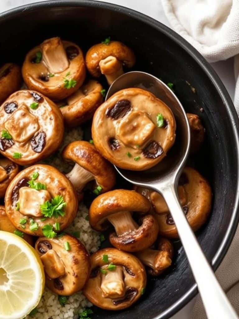 GARLIC BUTTER MUSHROOMS – Ready in 15 Minutes