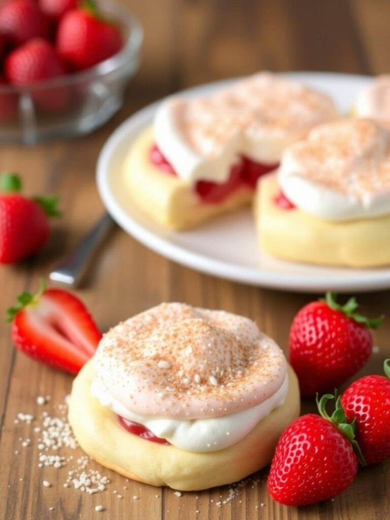 STRAWBERRY PUFF PASTRIES – Just 3 Ingredients