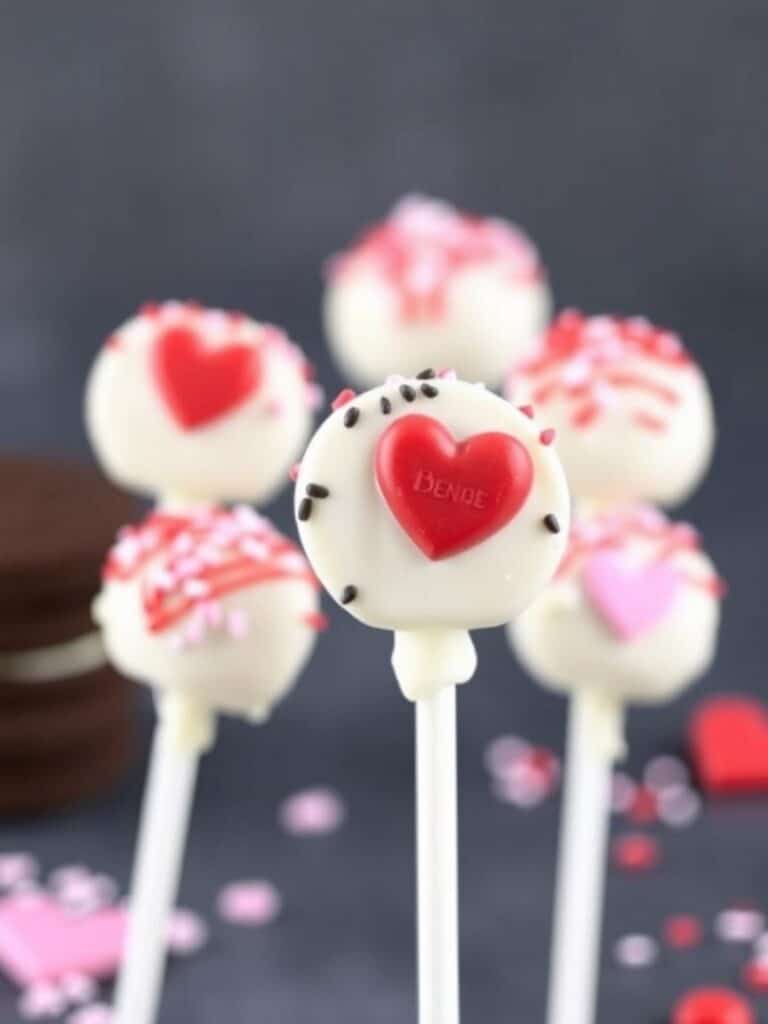 VALENTINE OREO POPS – Simple 3-Ingredient Recipe