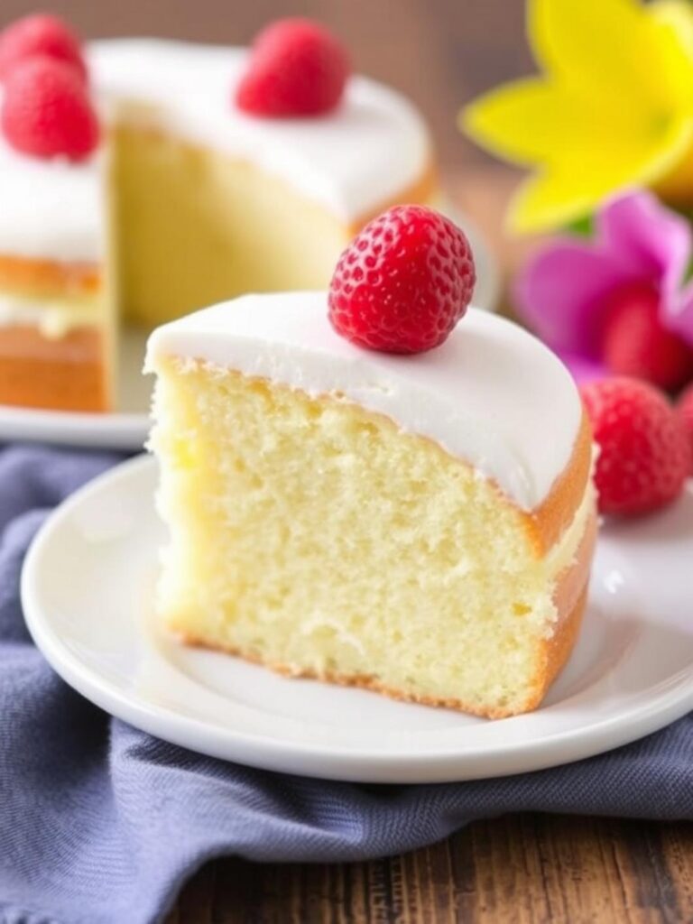 SIMPLE VANILLA SPONGE – Just 5 Ingredients