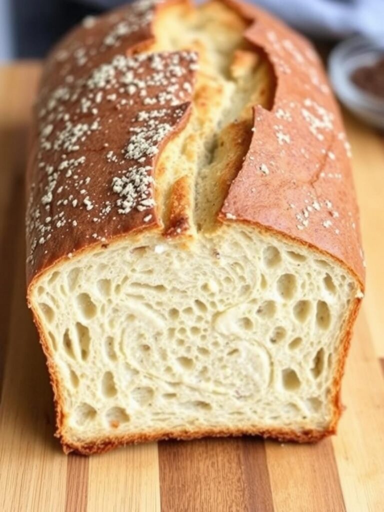 ARTISAN SOURDOUGH LOAF – Simple 4-Ingredient Recipe