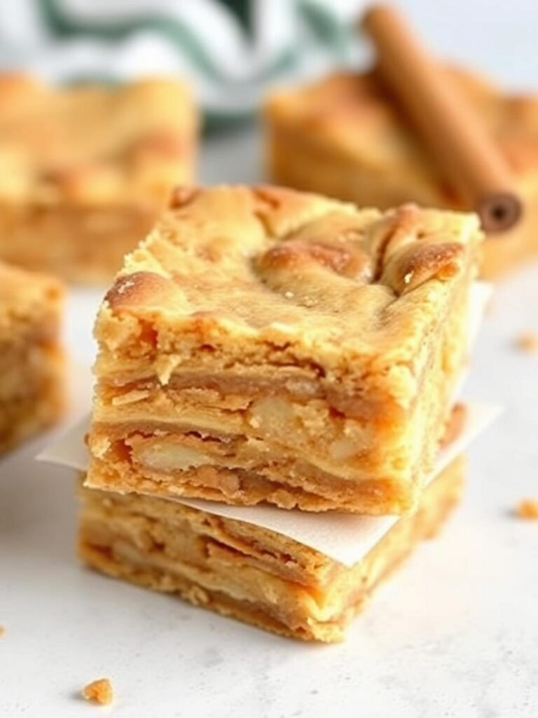 CINNAMON BLONDIE BARS – Ready in 30 Minutes