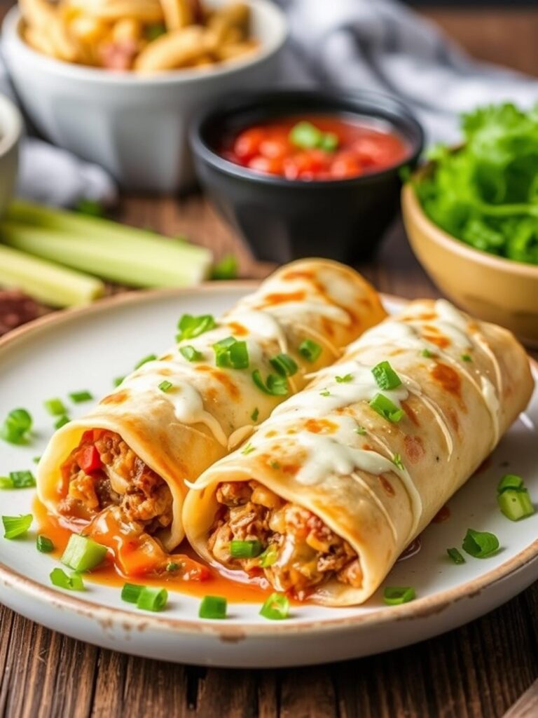 Beef Cheese Chimichangas – Easy Comfort Food