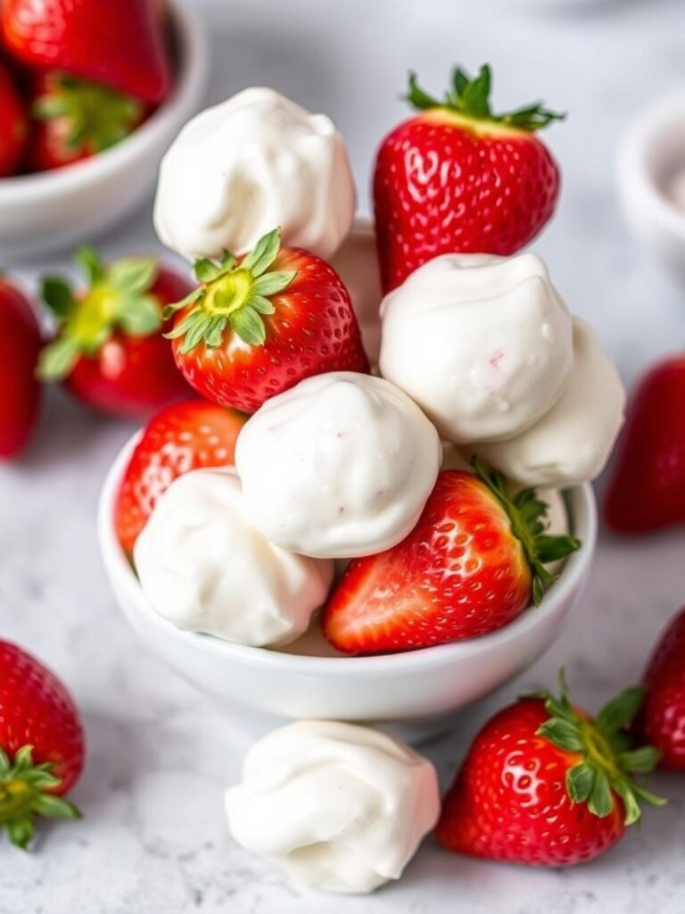 Viral Strawberry Yogurt Bites – Healthy & Nutritious