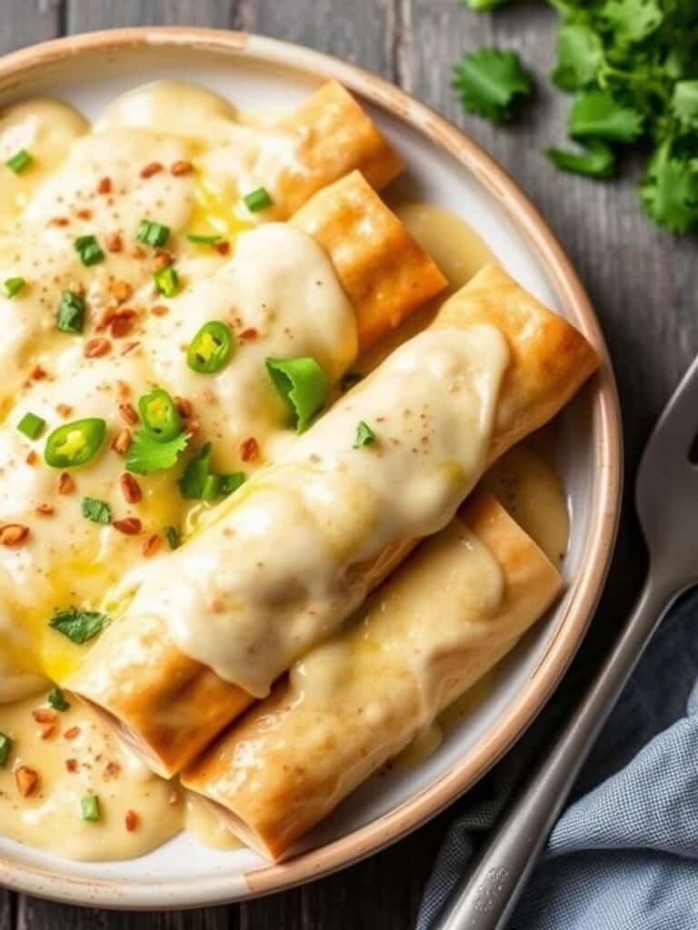 White Chicken Enchiladas – Ready in 30 Minutes