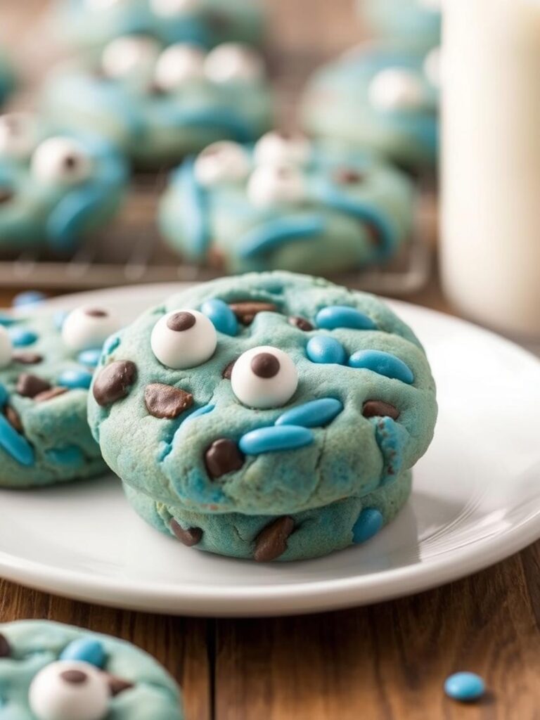 Blue Monster Cookies – Simple & Delicious