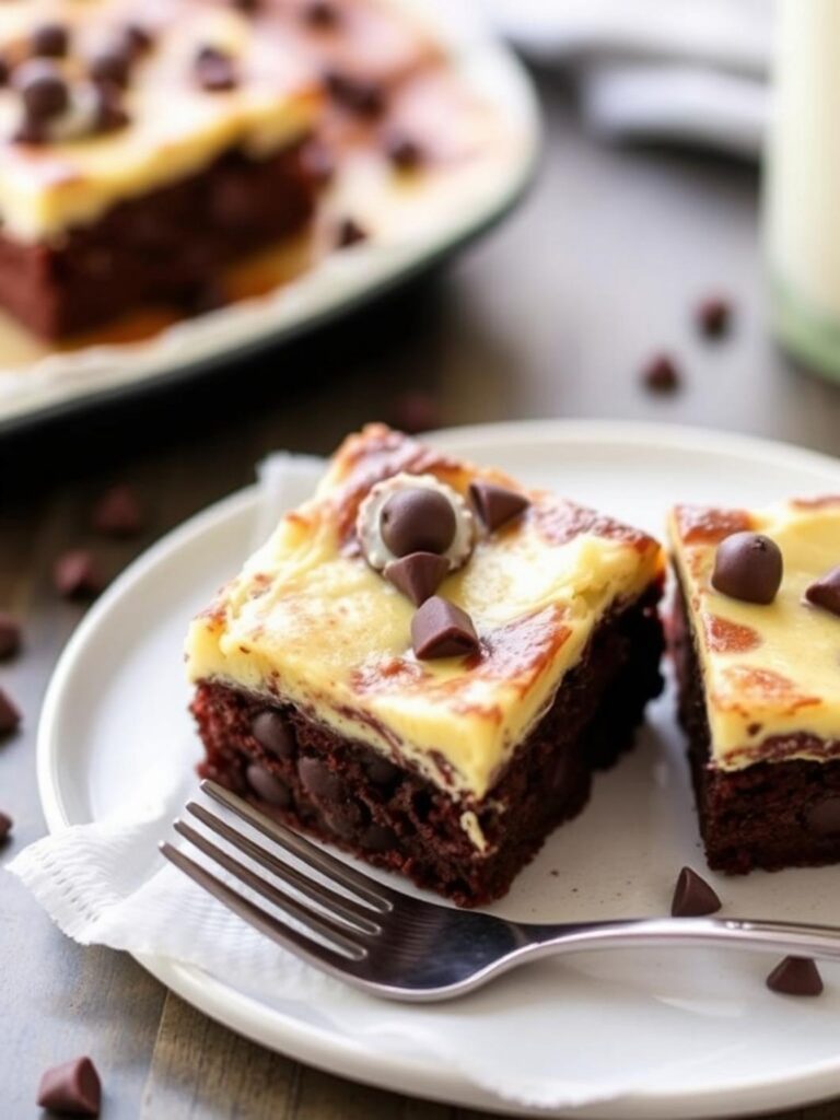 QUICK CHEESECAKE BROWNIES – Ready in 45 Minutes