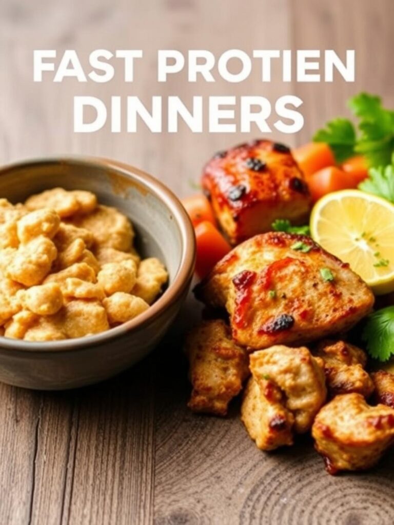 FAST PROTEIN DINNERS – Ready in 30 Minutes