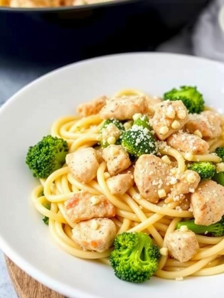 CHICKEN BROCCOLI PASTA – Ready in 35 Minutes