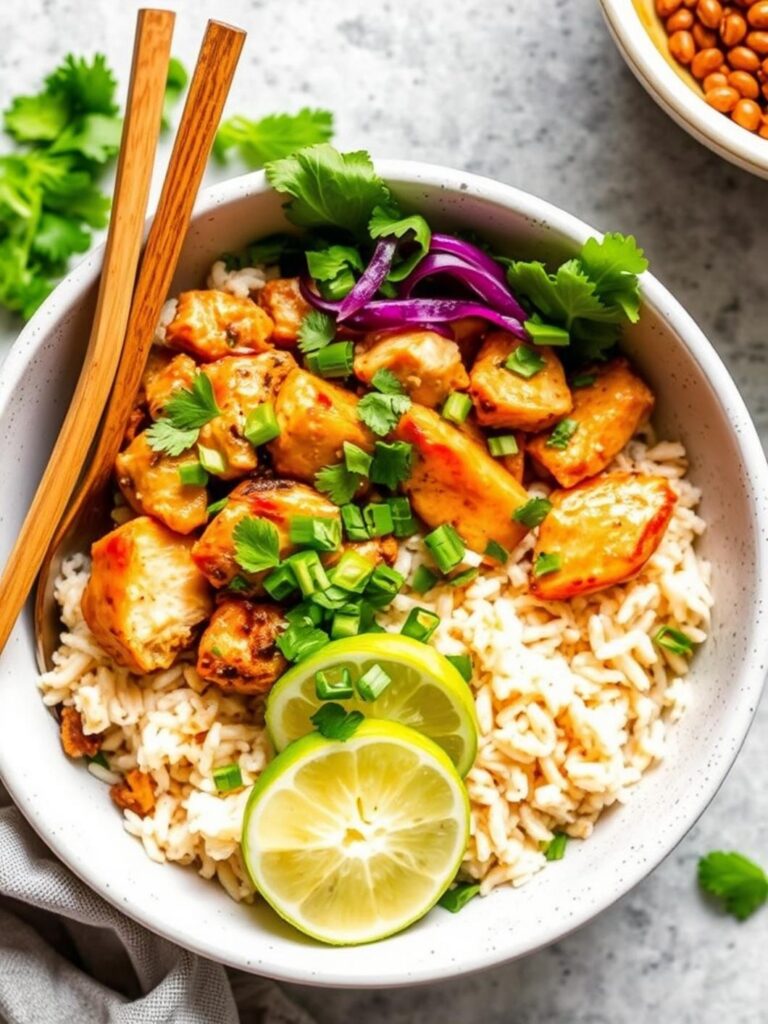 CAJUN CHICKEN RICE BOWLS – Healthy High Protein