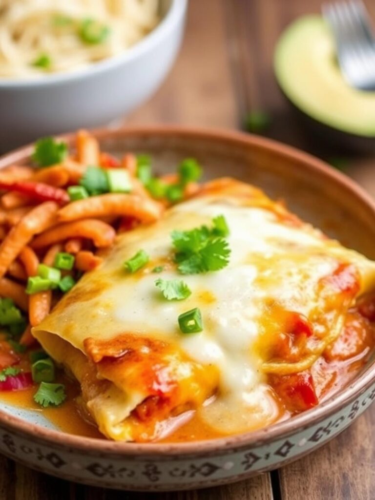 QUESO CHICKEN ENCHILADAS – Ready in 30 Minutes