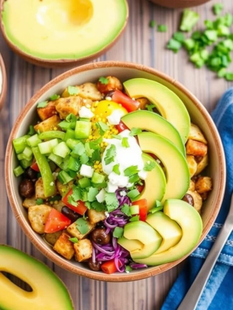 LOADED POTATO TACO BOWL – Ready in 30 Minutes