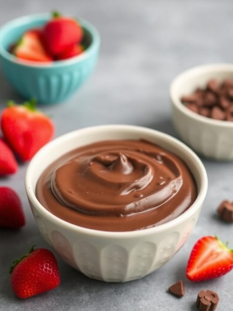 HIGH PROTEIN CHOCOLATE PUDDING – Only 4 Ingredients