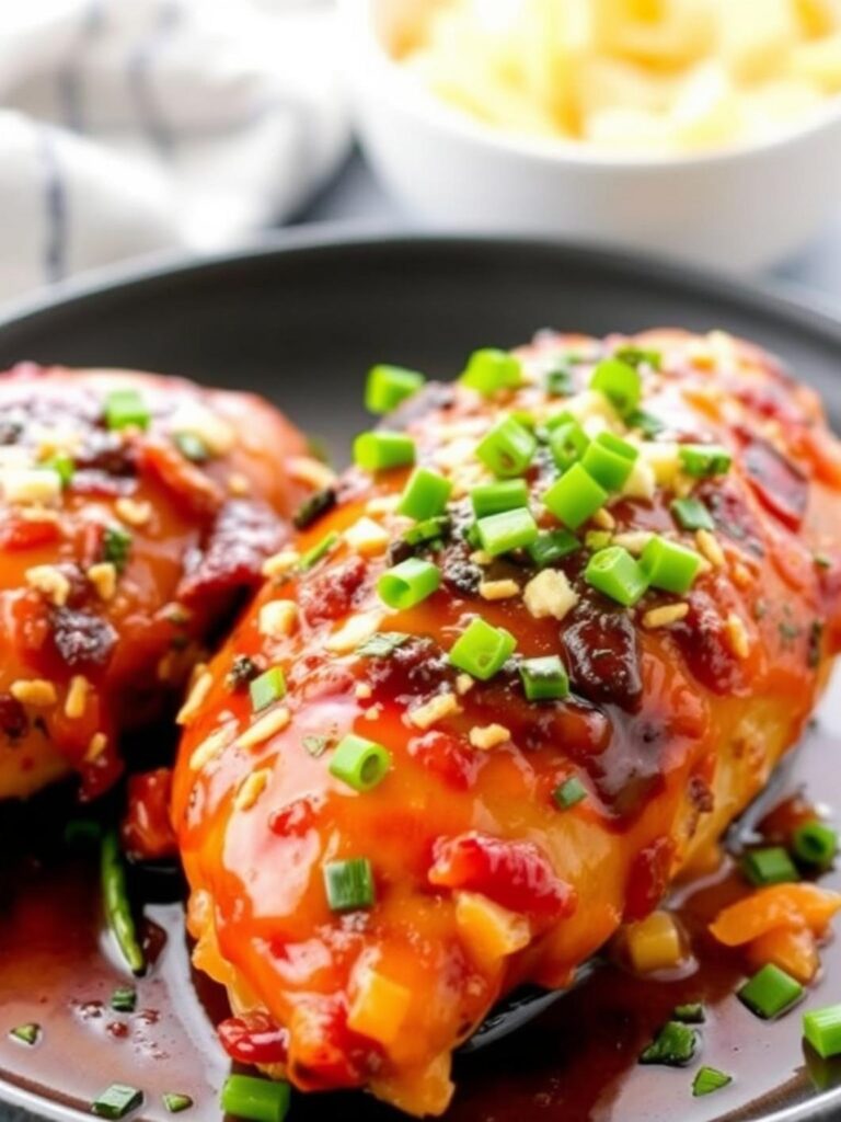 BBQ BACON CHEDDAR CHICKEN – Ready in 30 Minutes