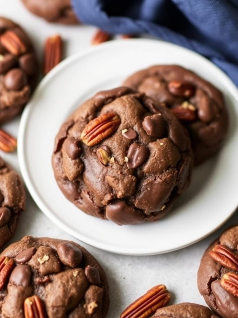 BOURBON PECAN CHOCOLATE COOKIES – Classic Comfort Dish
