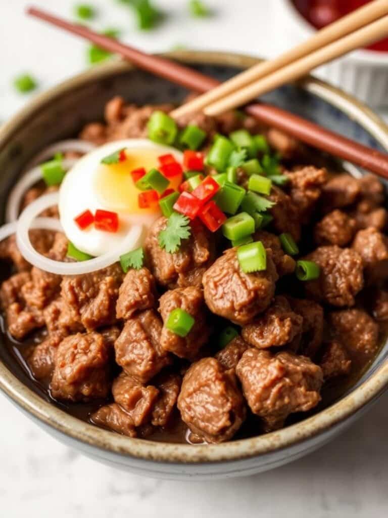 KOREAN GROUND BEEF BOWL – Simple & Delicious