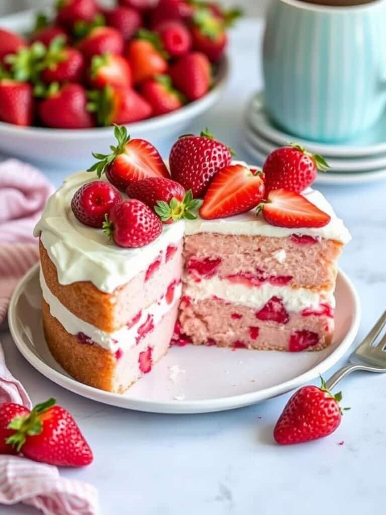 BEST STRAWBERRY CAKE EVER – Classic Comfort Dish