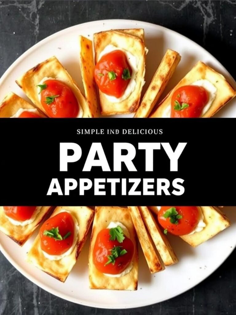 EASY COLD PARTY APPETIZERS – Simple & Delicious
