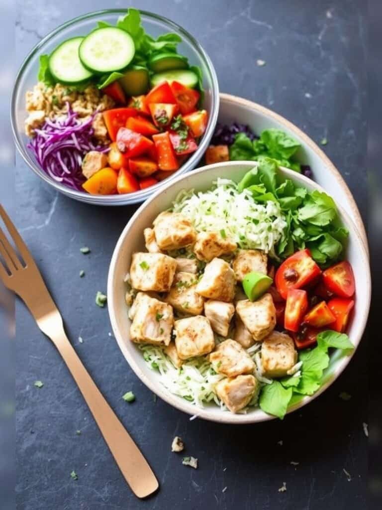 GREEK CHICKEN PREP BOWLS – Healthy High Protein