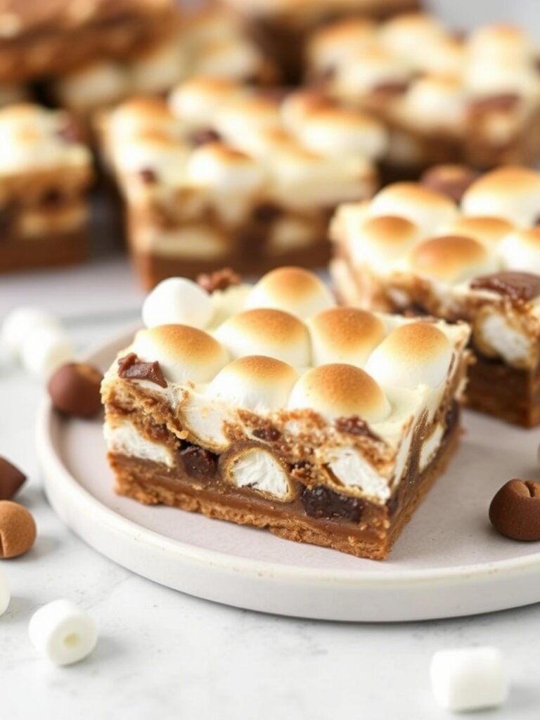 SMORES COOKIE DESSERT BARS – Easy Comfort Food