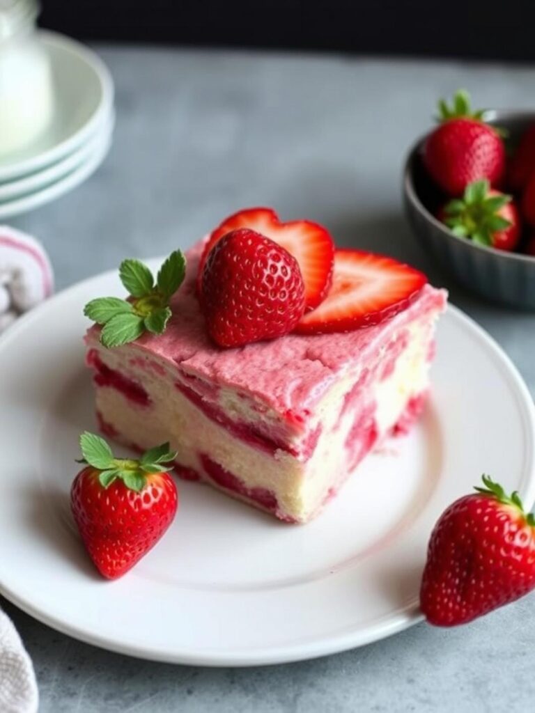 EASY STRAWBERRY SHEET CAKE – Best Family Dinner