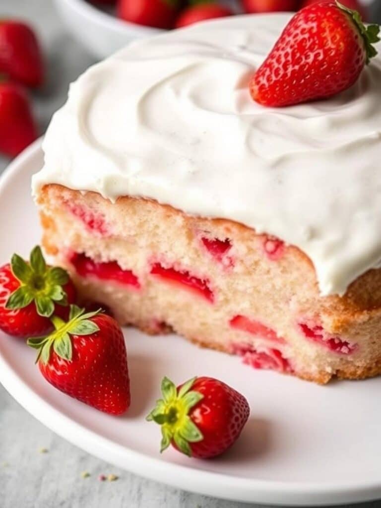 MOIST FRESH STRAWBERRY CAKE – Classic Comfort Dish