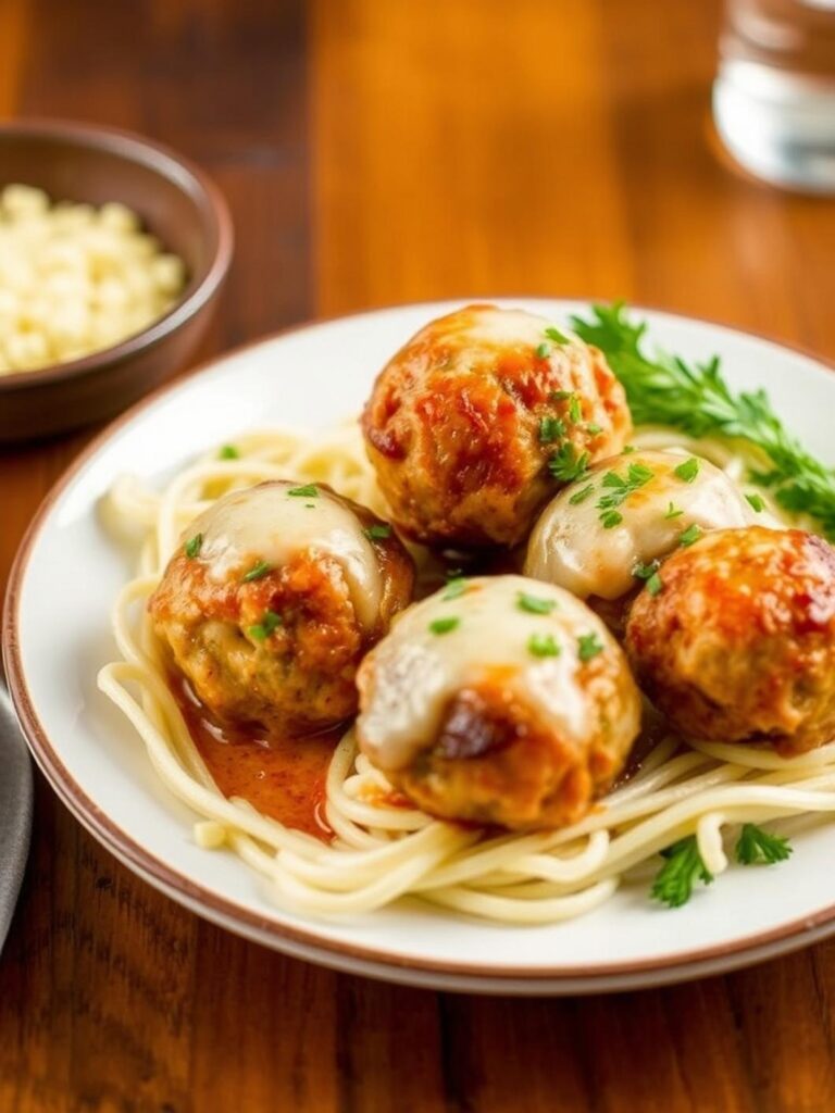 PARMESAN CHICKEN MEATBALLS – Classic Comfort Dish