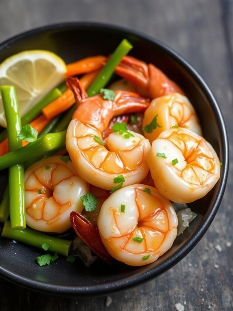 HONEY GARLIC SHRIMP – Healthy High Protein