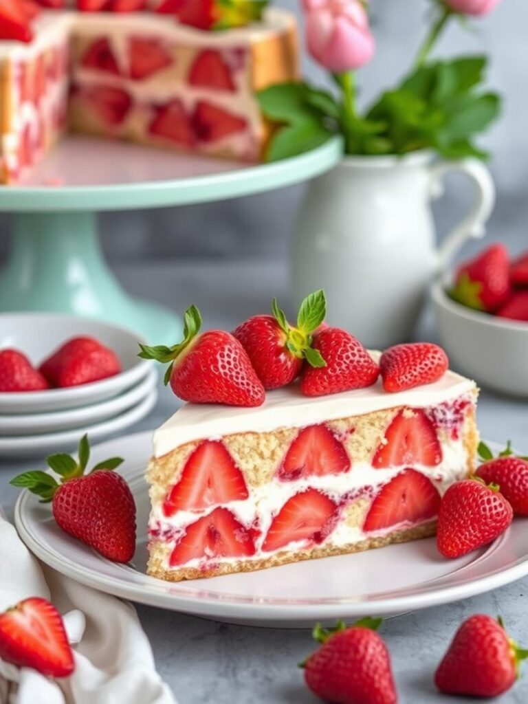 HOMEMADE STRAWBERRY CAKE – Easy Comfort Food