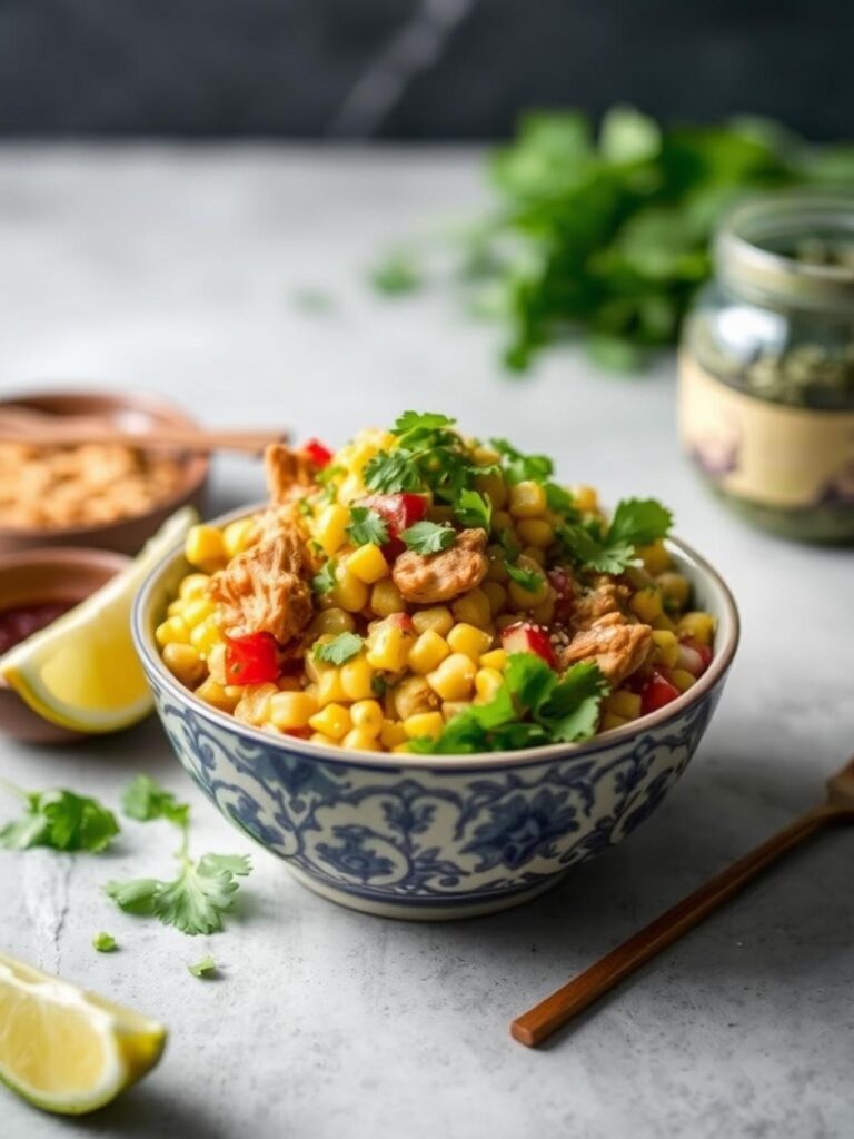 STREET CORN CHICKEN BOWL – Simple & Delicious