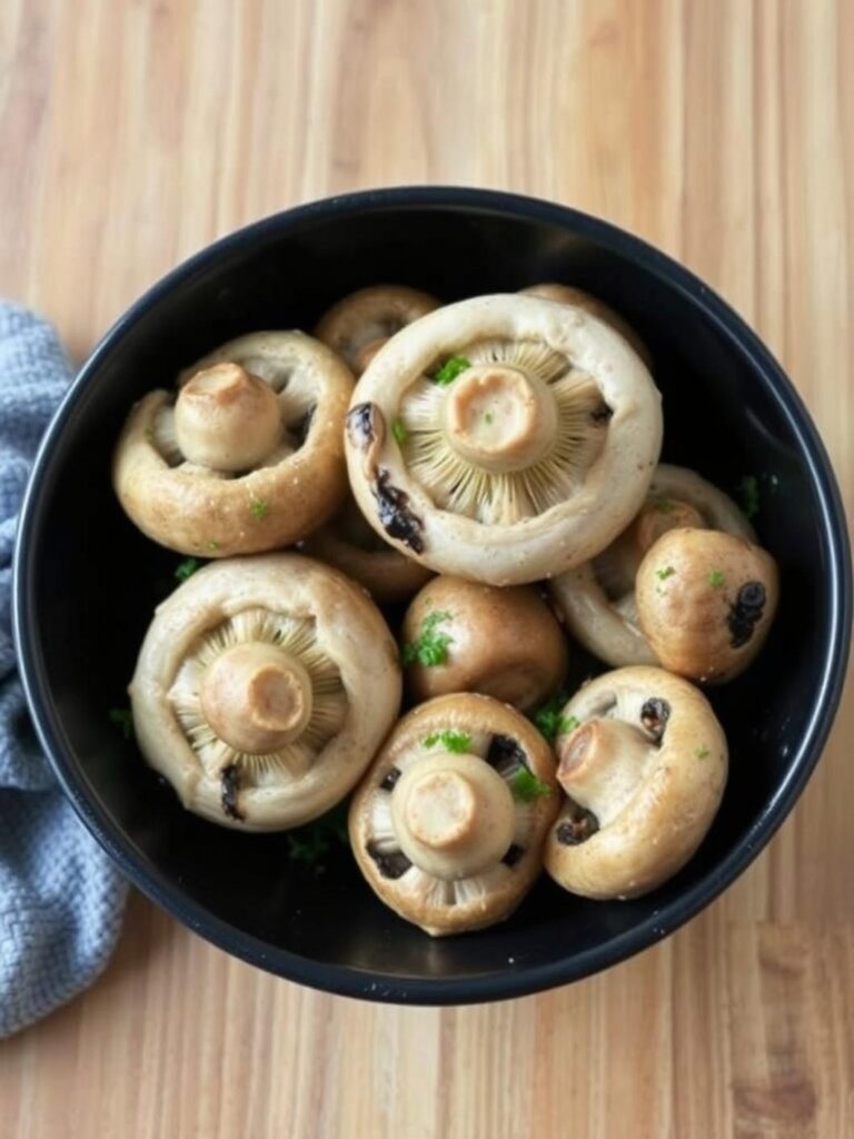 SIMPLE GARLIC MUSHROOMS – Ready in Just 15 Mins