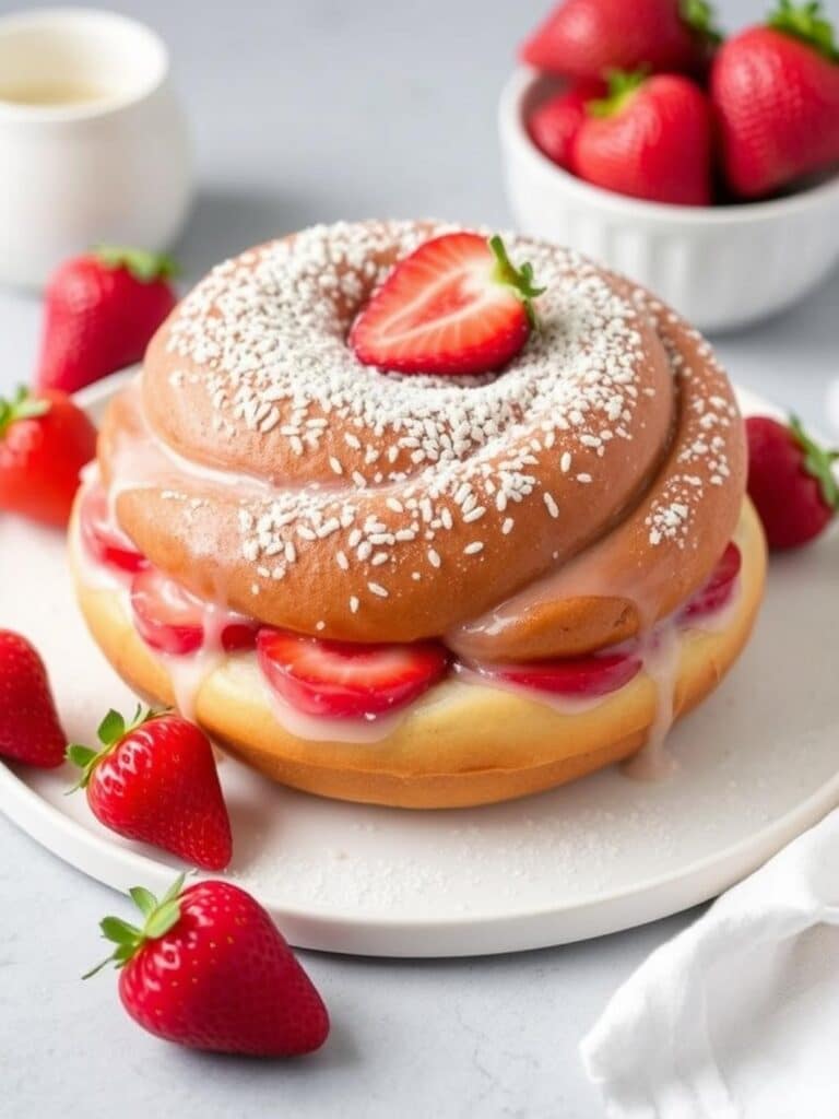 Strawberry Honeybun Cake – Simple & Delicious