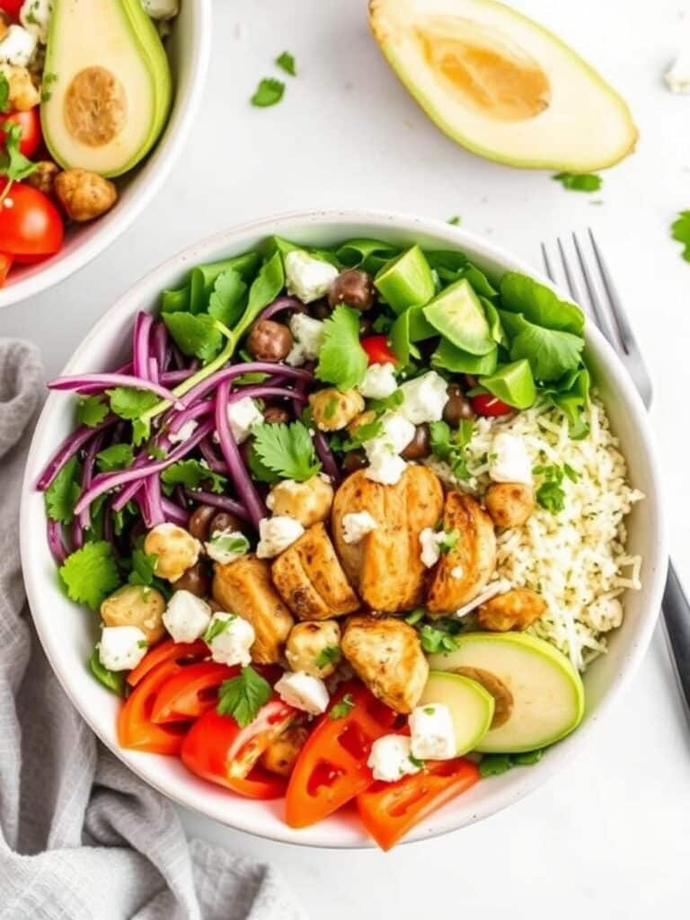 Greek Chicken Bowls – Healthy High Protein