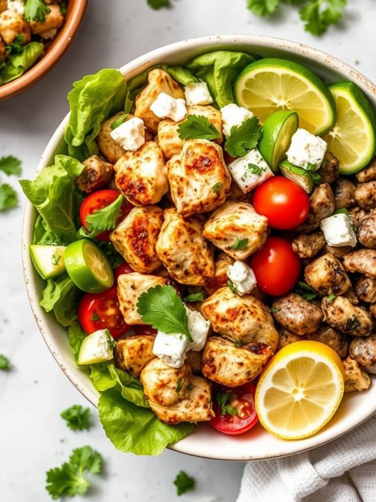 Greek Chicken Bowls – Healthy High Protein
