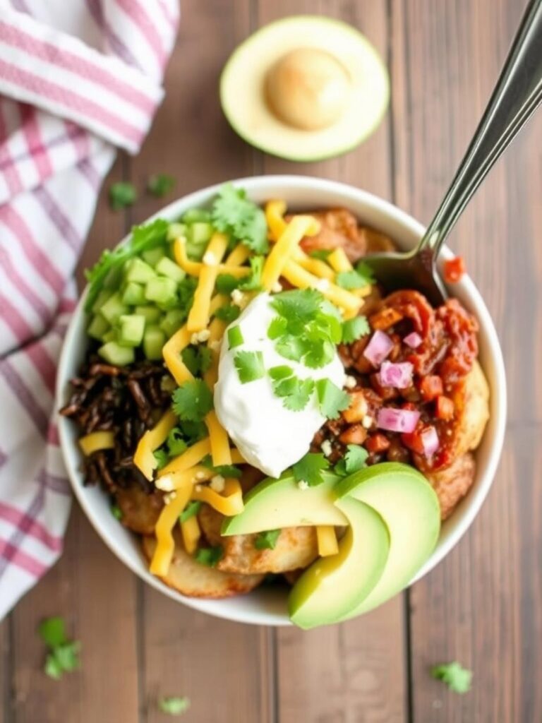Loaded Potato Taco Bowl – Easy Comfort Food