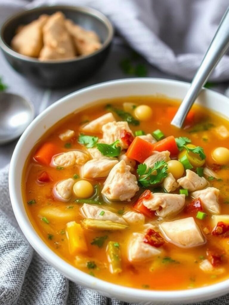 Hearty Chicken Veggie Soup – Classic Comfort Dish