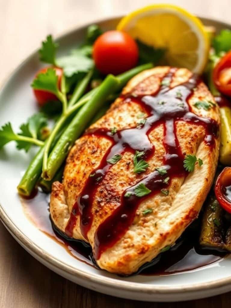 Balsamic Baked Chicken Breast – Healthy High Protein