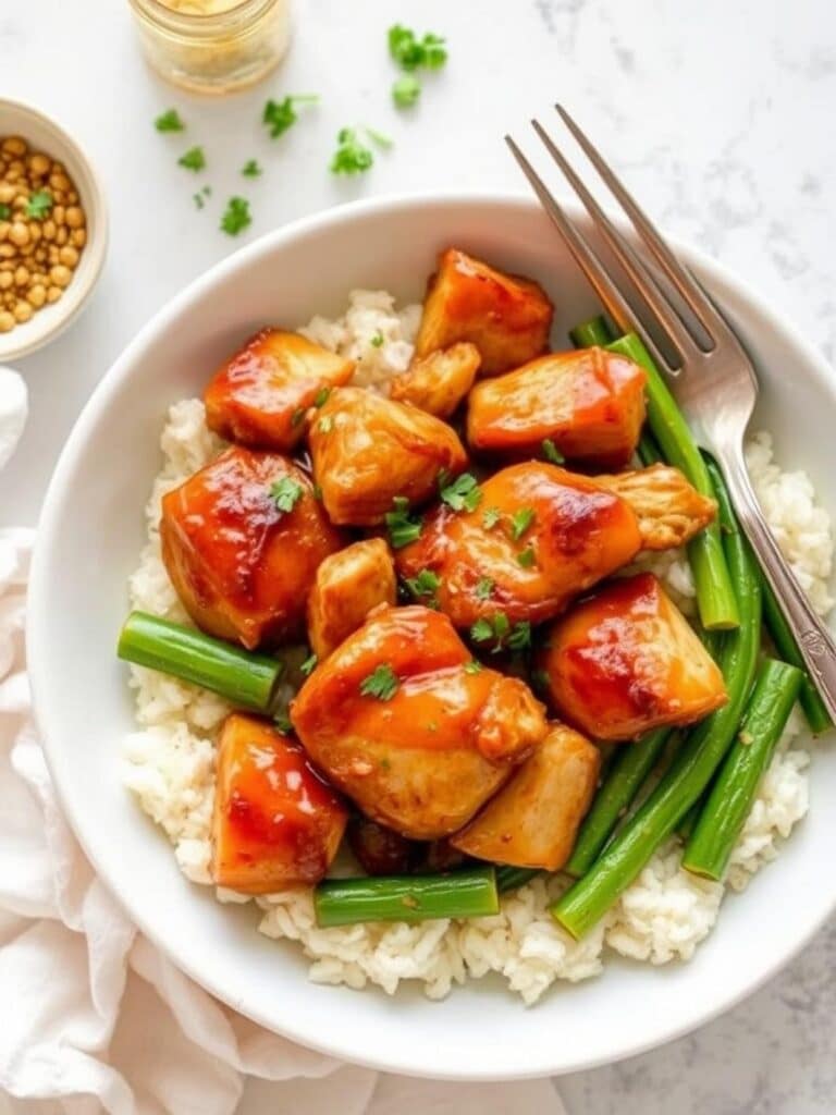HONEY GARLIC CHICKEN DINNER – Easy Comfort Food