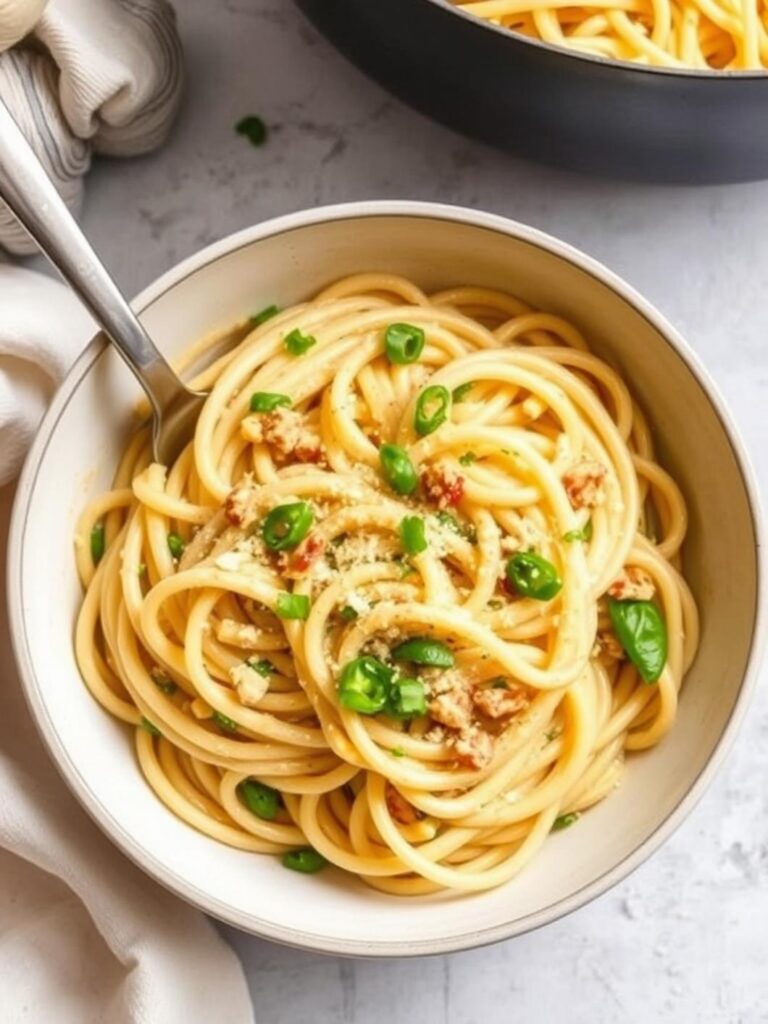 ONE POT GARLIC PASTA – Easy Comfort Food