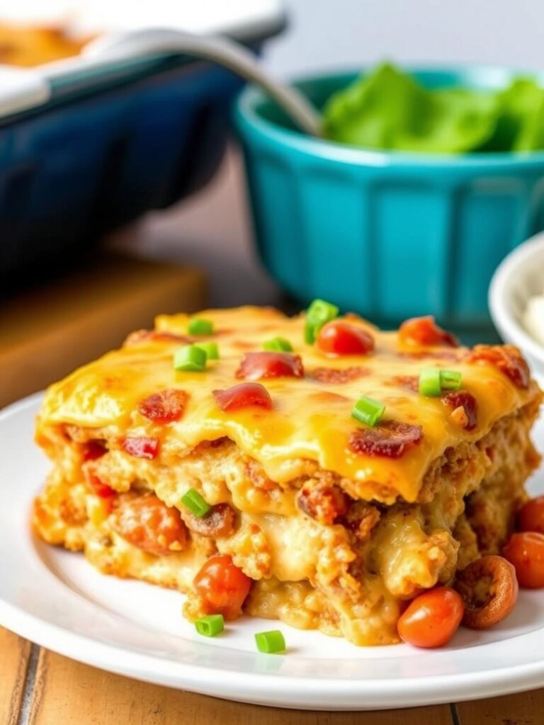 BACON CHEESEBURGER CASSEROLE – Low Carb & Delicious