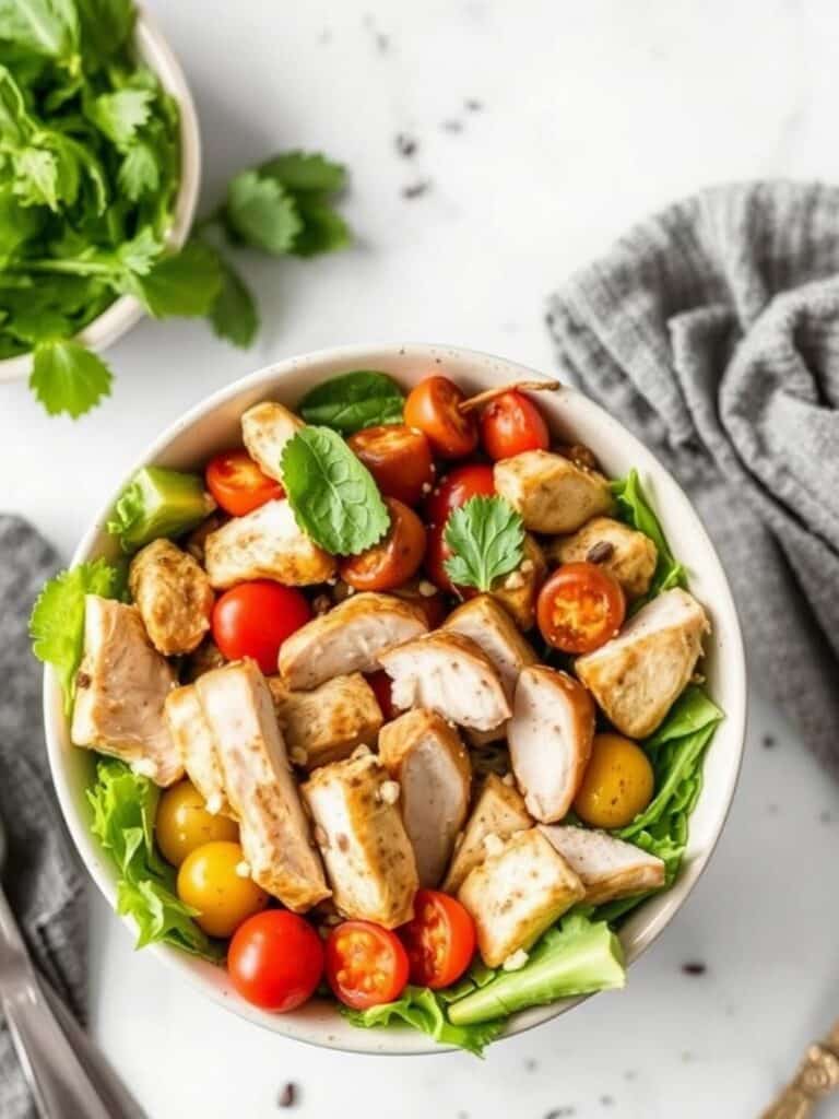 GREEK CHICKEN BOWLS – Healthy & Nutritious