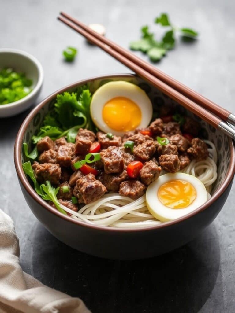 KOREAN GROUND BEEF BOWL – Simple & Delicious